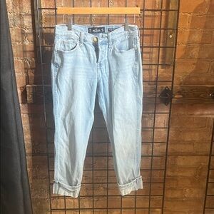 Hollister Light Wash Boyfriend Jeans